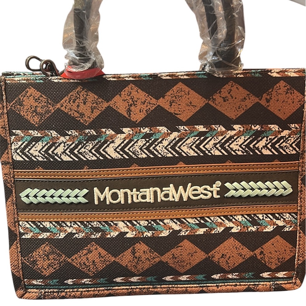 Montana West Brown and Black Crossbody Bag